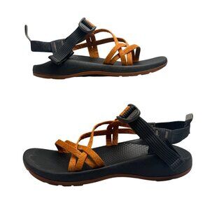 Chaco Z Volv 2 Womens Outdoor Sandals Size 5 Adjustable Black/Orange